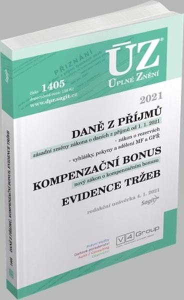 ÚZ 1405 Daně z příjmů, Evidence tržeb, 2021 - 978-80-7488-444-3