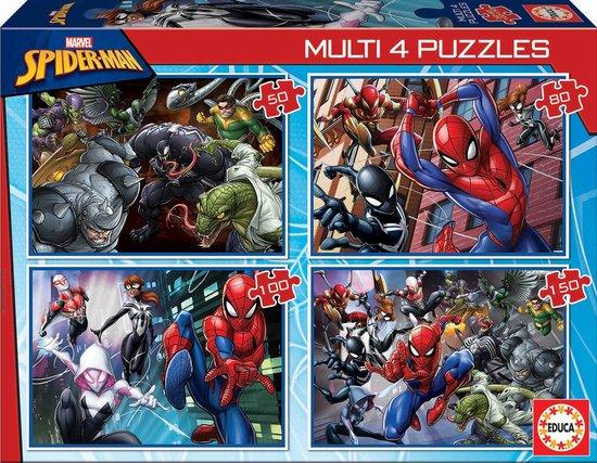 EDUCA Puzzle Spiderman 4v1 (50,80,100,150 dílků) - 18102