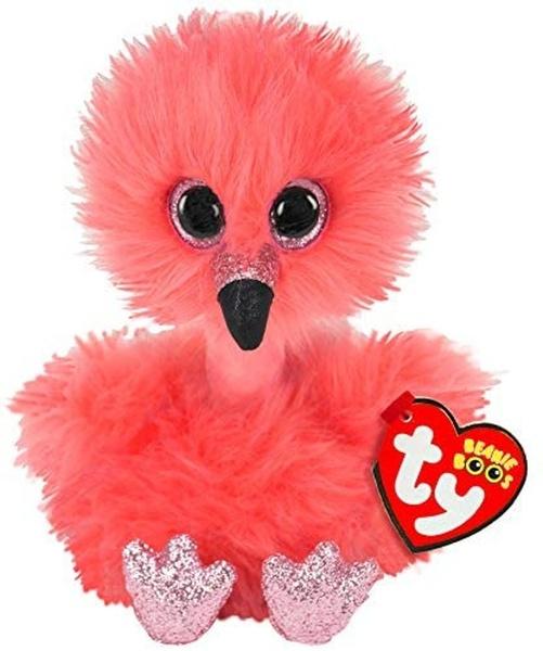 Levně Beanie Boos Franny dlouhokrký plameňák 15 cm