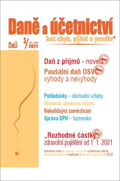 DaÚ č. 3 / 2021 - Daň z nabytí nemovitých věcí – zrušení