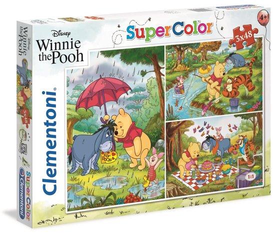 CLEMENTONI Puzzle Medvídek Pú 3x48 dílků - 25232