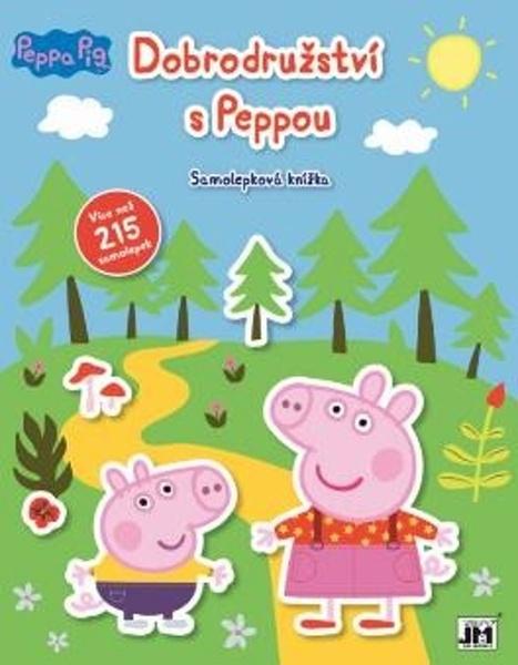 Levně Samolepková knížka Dobrodružství s Peppou