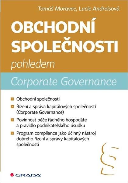 Obchodní společnosti pohledem Corporate Governance - 978-80-271-1217-3