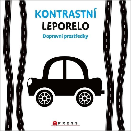Levně Kontrastní leporelo Dopravní prostředky