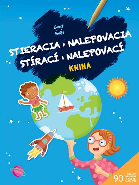 Levně Stírací a nalepovací kniha Svět