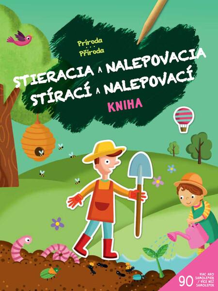 Levně Stírací a nalepovací kniha Příroda