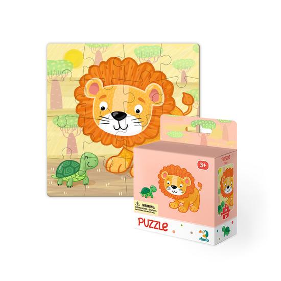 DODO Puzzle Lev 16 dílků - DOP300165TMT