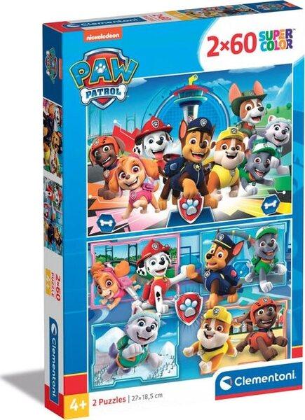 CLEMENTONI 21617 Puzzle Tlapková patrola 2x60 dílků - 21617