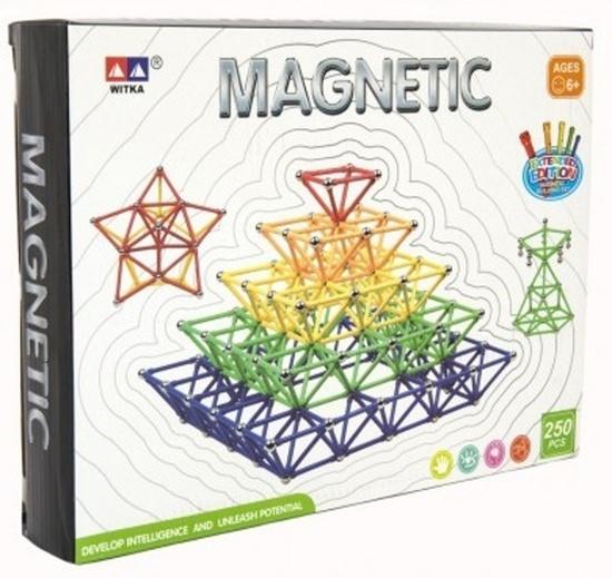 Teddies Magnetická stavebnice 250 ks