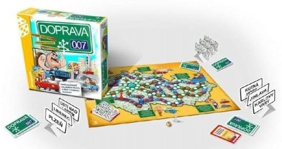 Rodinná společenská hra Doprava 007