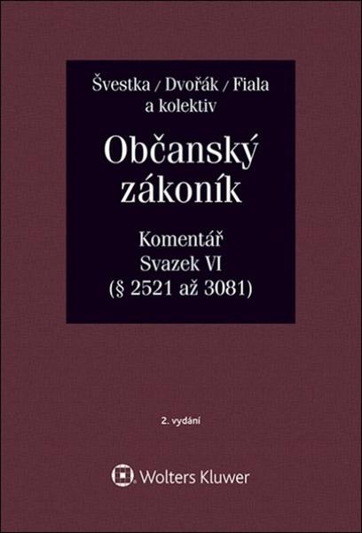Levně Občanský zákoník Svazek VI