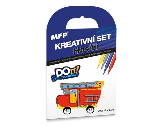MFP kreativní set Hasiči nafukovací auto