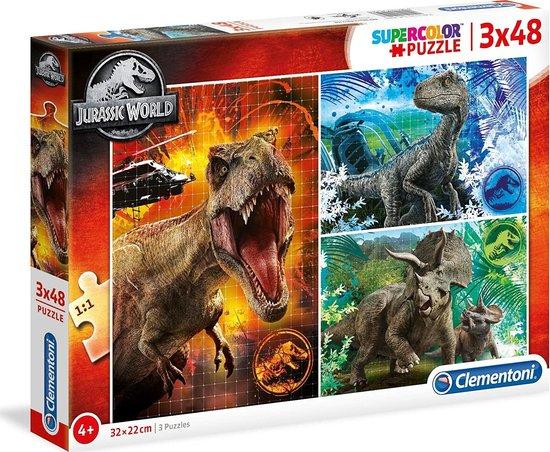 CLEMENTONI Puzzle Jurský svět 3x48 dílků - 33C25250HMS