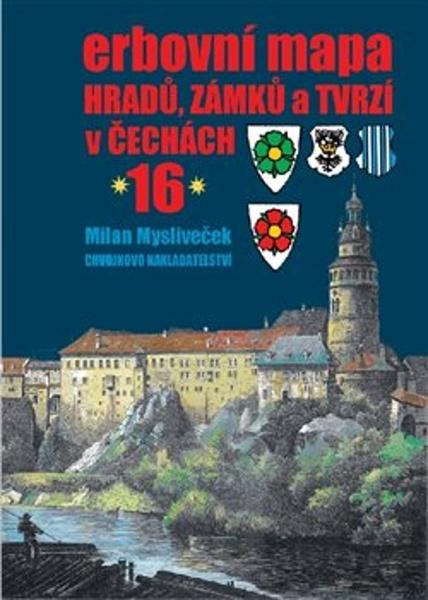 Erbovní mapa hradů, zámků a tvrzí v Čechách 16 - 978-80-86183-91-6