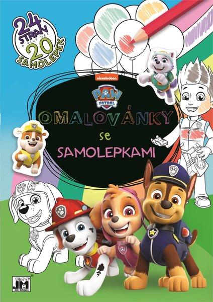 JIRI MODELS Omalovánky se samolepkami Tlapková patrola - 2723-0