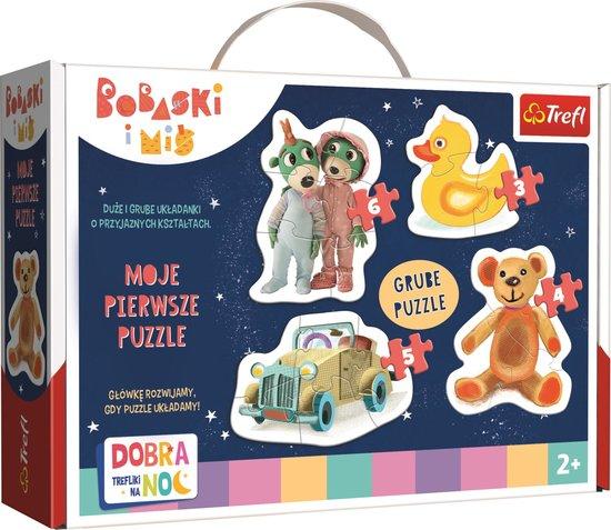 Baby puzzle Dobrou noc, Treflíci 4v1 (3,4,5,6 dílků) - 36095