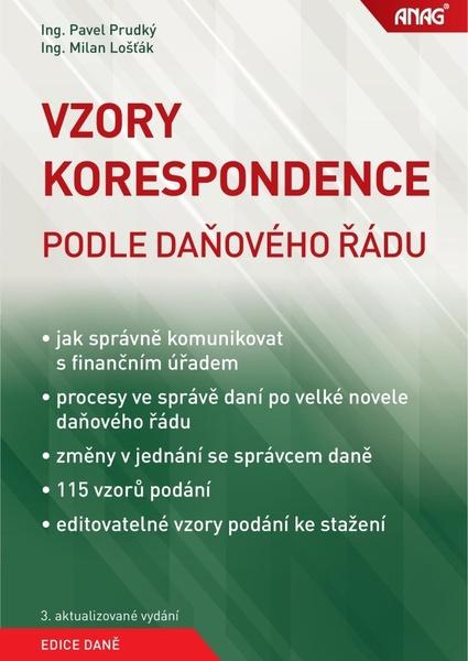 Vzory korespondence podle daňového řádu - 978-80-7554-312-7