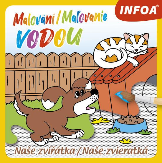 Levně Malování/Maľovanie vodou Naše zvířátka/Naše zvieratká