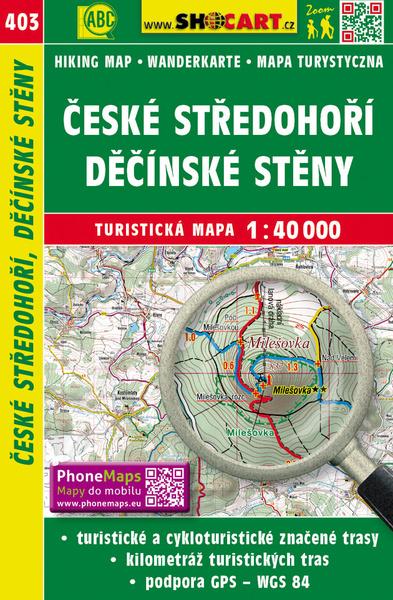 České středohoří, Děčínské stěny 1:40 000 - 9788072246816