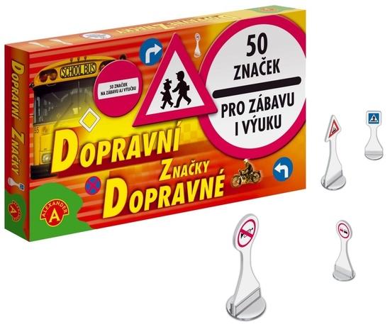 Dopravní značky společenská hra v krabici