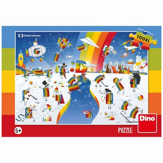 DINO Puzzle ČT Déčko XL 100 dílků - 343504