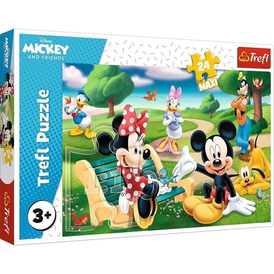 TREFL Puzzle Mickey Mouse: Mezi přáteli MAXI 24 dílků - 14344