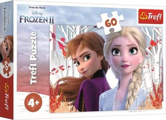 TREFL Puzzle Ledové království 2: Kouzelný svět Anny a Elsy 60 dílků - 17333