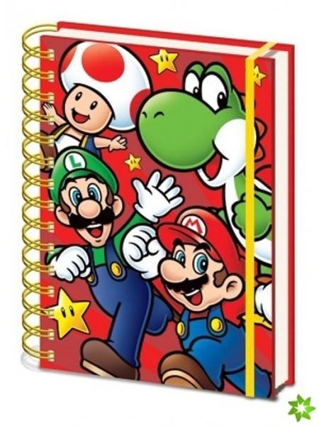Blok A5 kroužkový Super Mario run