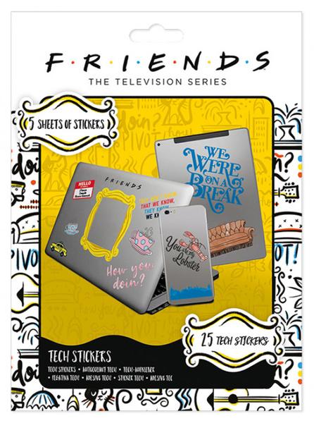 Levně Samolepky Friends Tech 25ks