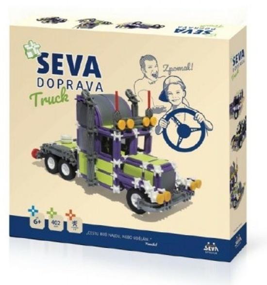 Stavebnice SEVA Doprava Truck plast 402 dílků