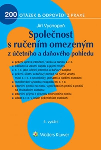 Společnost s ručením omezeným z účetního a daňového pohledu - 978-80-7598-328-2