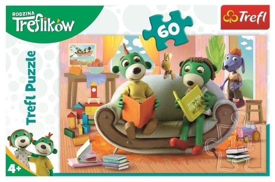 Levně Puzzle Treflíci: Společné čtení 60 dílků