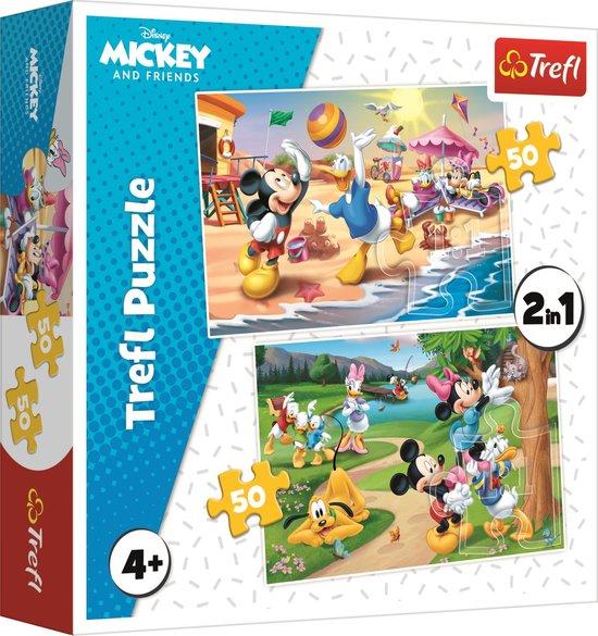 TREFL Puzzle Mickey Mouse a jeho přátelé 2x50 dílků - 91735
