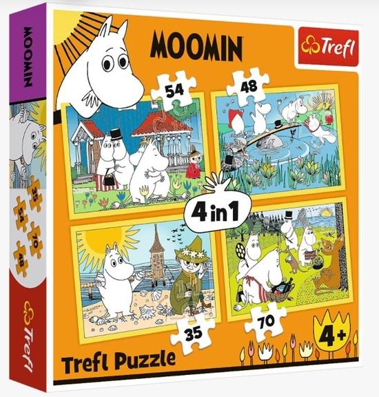 Puzzle Mumínci 4v1 - 34368
