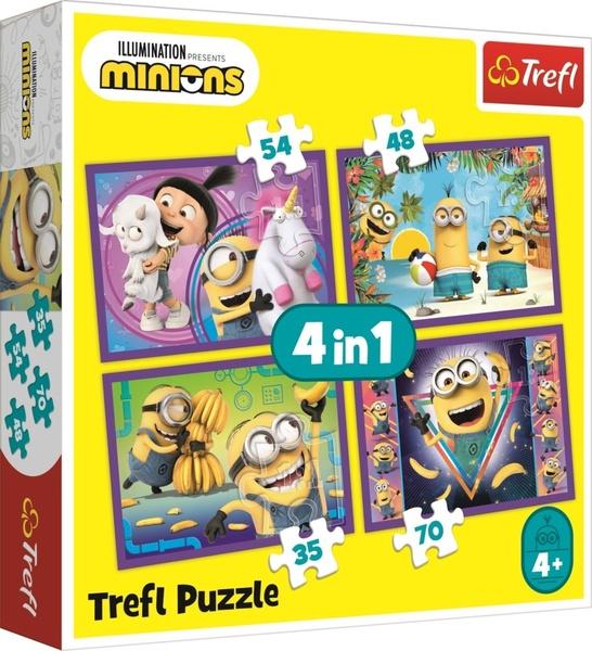 TREFL Já Padouch 3: Ve světě Mimoňů 4v1 35,48,54,70 dílků - 34345