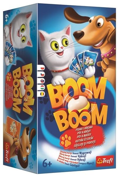 TREFL Hra Boom Boom Psi a kočky - 01993TRF