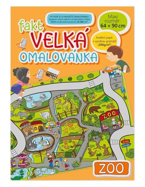 Levně Fakt velká omalovánka ZOO