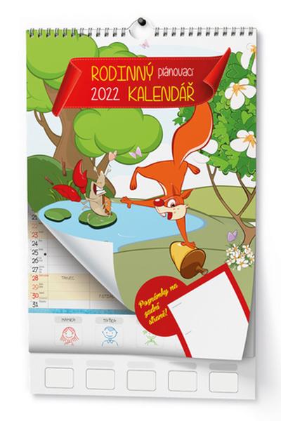 Rodinný plánovací 2022 - nástěnný kalendář