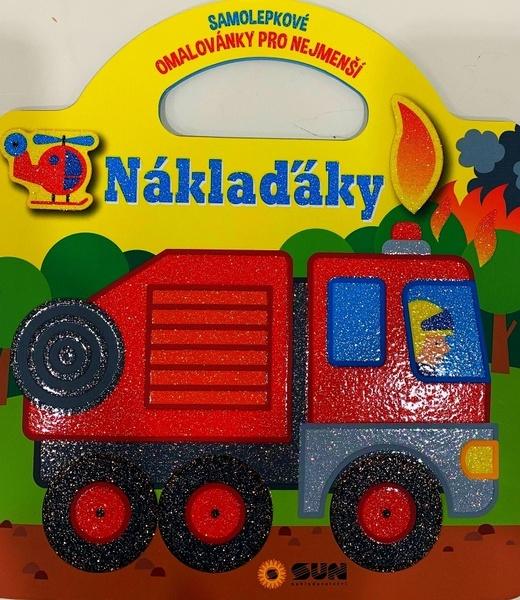 Náklaďáky Samolepkové omalovánky pro nejmenší