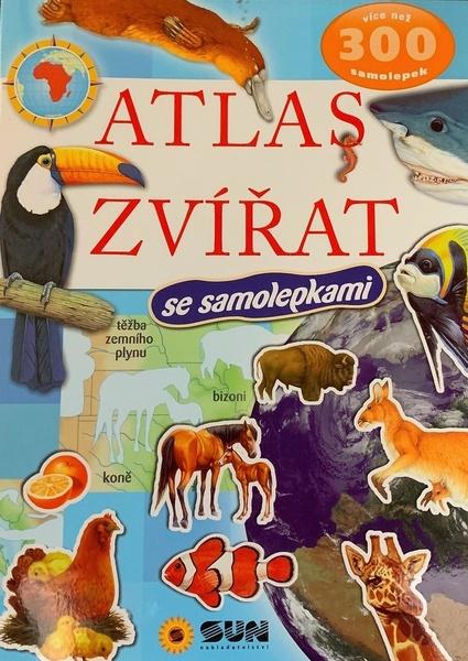 Atlas zvířat s 300 samolepkami - 978-80-7567-592-7