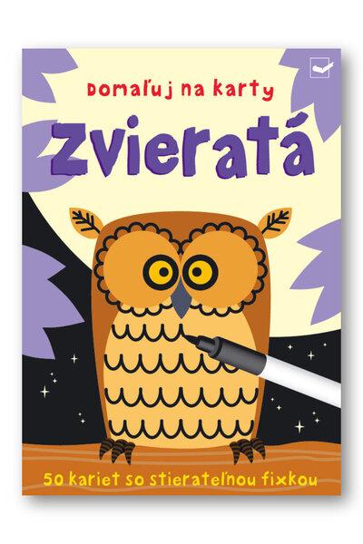 Levně Domaľuj na karty Zvieratá