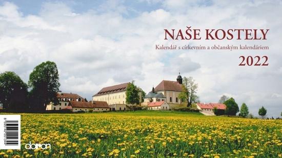 Naše kostely 2022 - stolní kalendář