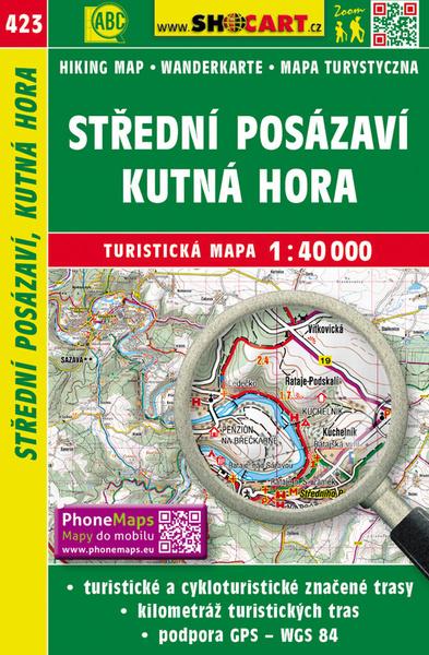 Střední Posázaví, Kutná Hora 1:40 000 - 9788072247011