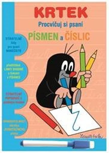 Levně Krtek 2 - Procvičuj si psaní písmen a číslic - Zdeněk Miler