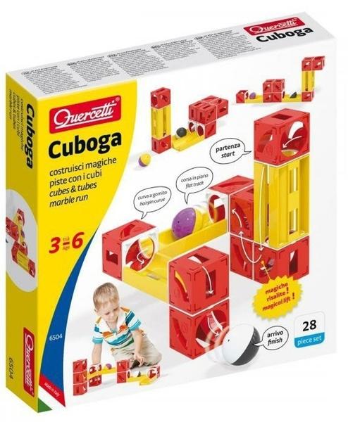 Quercetti Cuboga Basic kuličková dráha 28 ks