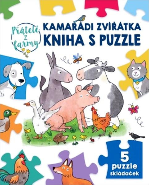 Kamarádi zvířátka kniha s puzzle - 978-80-256-2984-0