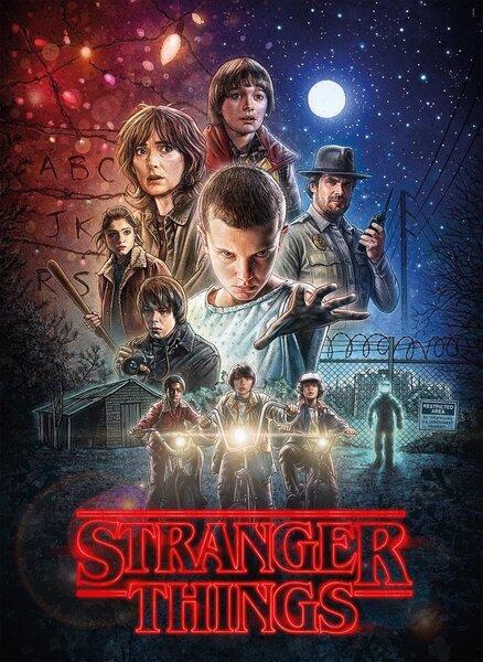 CLEMENTONI 39542 Puzzle Netflix: Stranger Things 1000 dílků - 39542