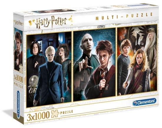 CLEMENTONI Puzzle Harry Potter 3x1000 dílků - 61884