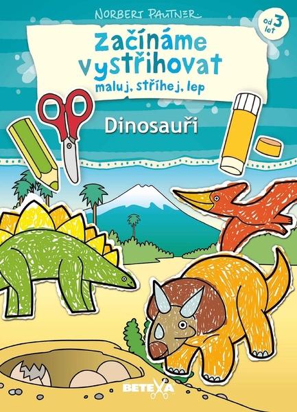 Levně začínáme vystřihovat Dinosauři