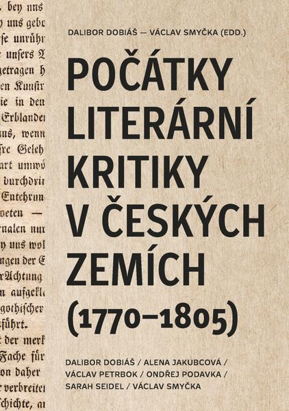 Levně Počátky literární kritiky v českých zemích